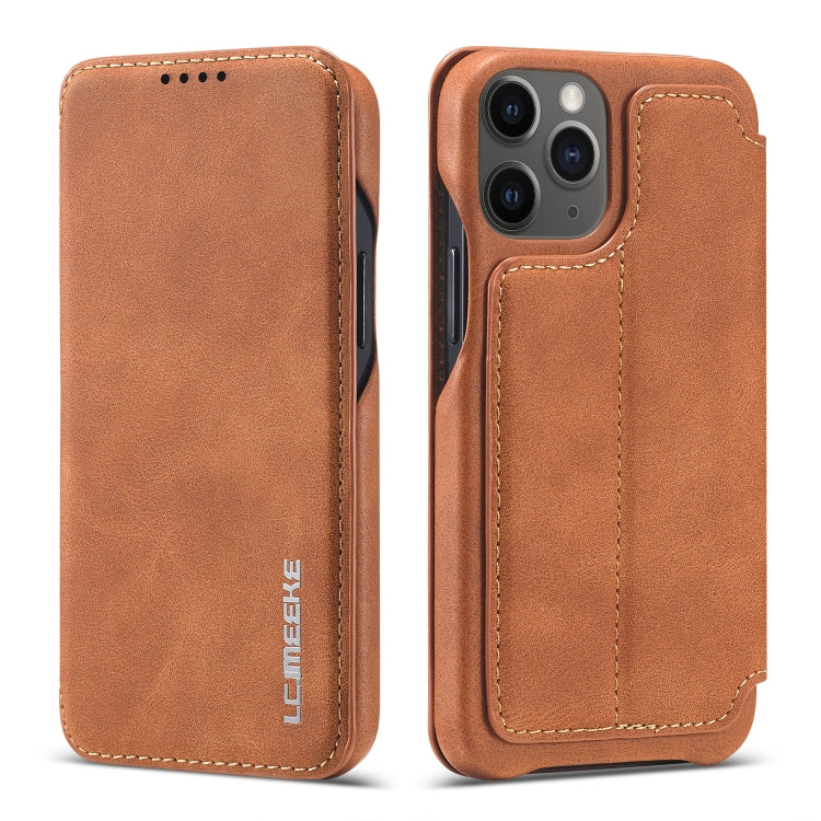 LC.IMEEKE Hon Ancient Series Custodia orizzontale in pelle a conchiglia con supporto e slot per schede, For iPhone 12 mini, For iPhone 12 / 12 Pro, For iPhone 12 Pro Max