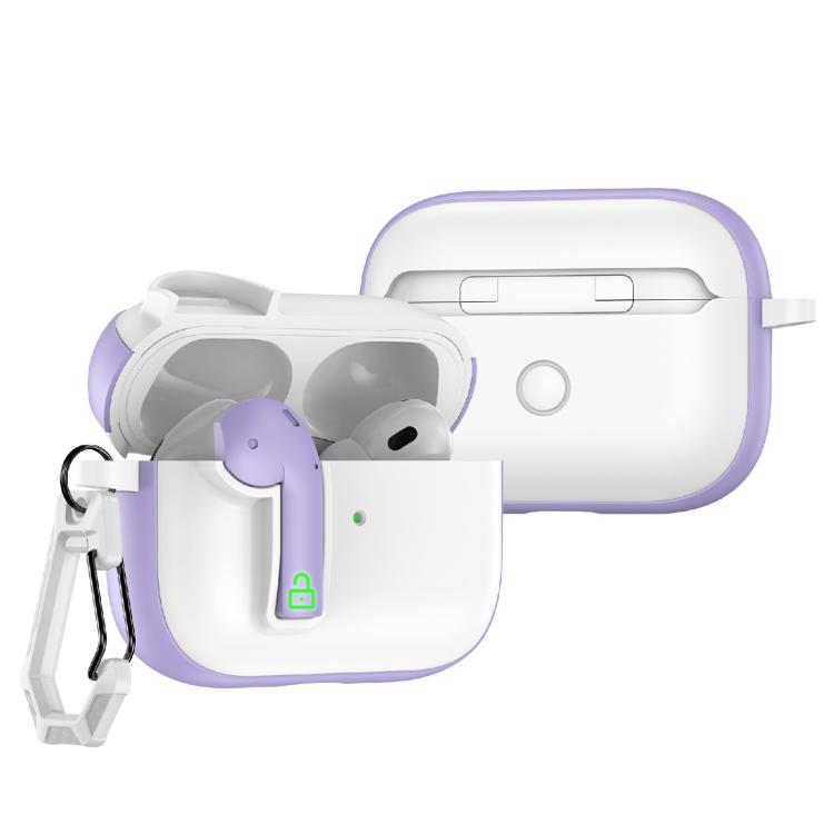 Custodia protettiva per auricolari con lucchetto colorato, For AirPods 4, For AirPods Pro 2