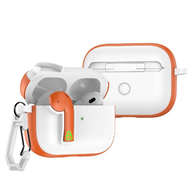 Custodia protettiva per auricolari con lucchetto colorato, For AirPods 4, For AirPods Pro 2