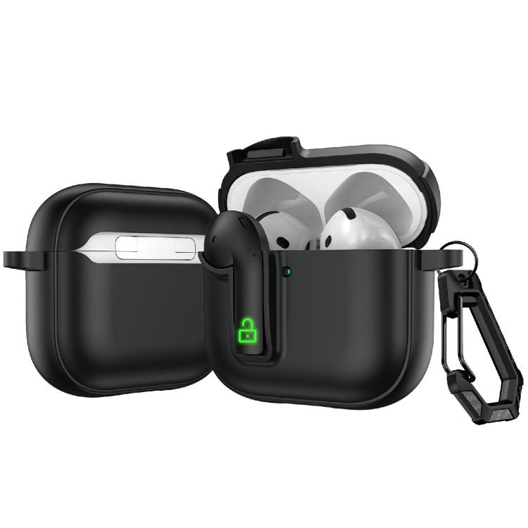 Custodia protettiva per auricolari con lucchetto colorato, For AirPods 4, For AirPods Pro 2