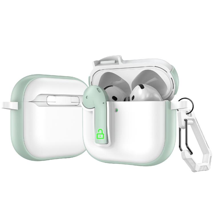 Custodia protettiva per auricolari con lucchetto colorato, For AirPods 4, For AirPods Pro 2