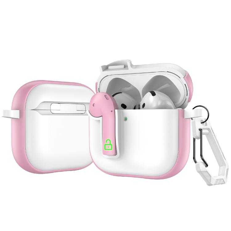 Custodia protettiva per auricolari con lucchetto colorato, For AirPods 4, For AirPods Pro 2