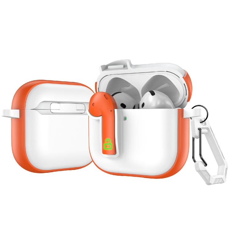 Custodia protettiva per auricolari con lucchetto colorato, For AirPods 4, For AirPods Pro 2
