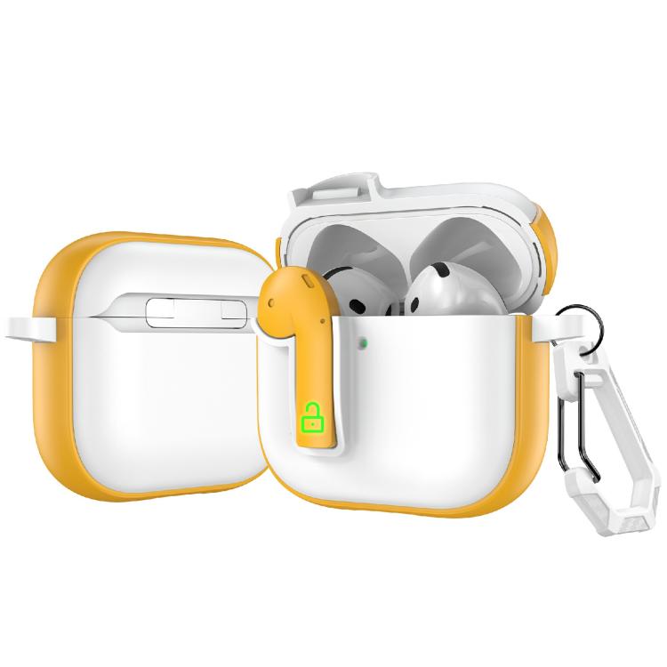Custodia protettiva per auricolari con lucchetto colorato, For AirPods 4, For AirPods Pro 2