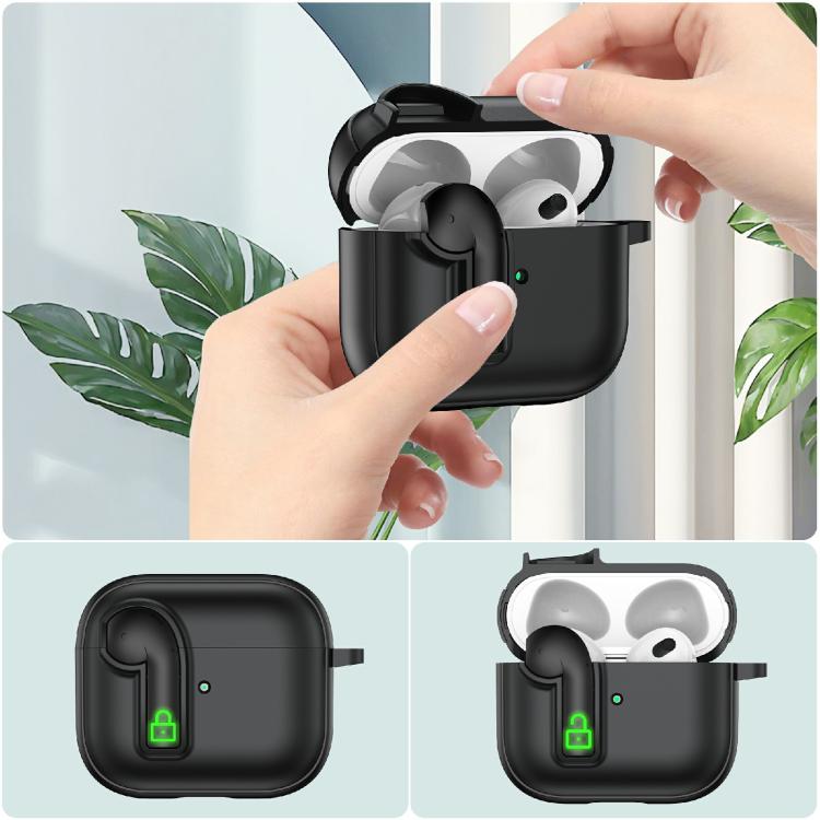 Custodia protettiva per auricolari con lucchetto colorato, For AirPods 3, For AirPods Pro