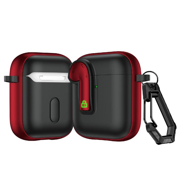 Custodia protettiva per auricolari con lucchetto colorato, For AirPods 2