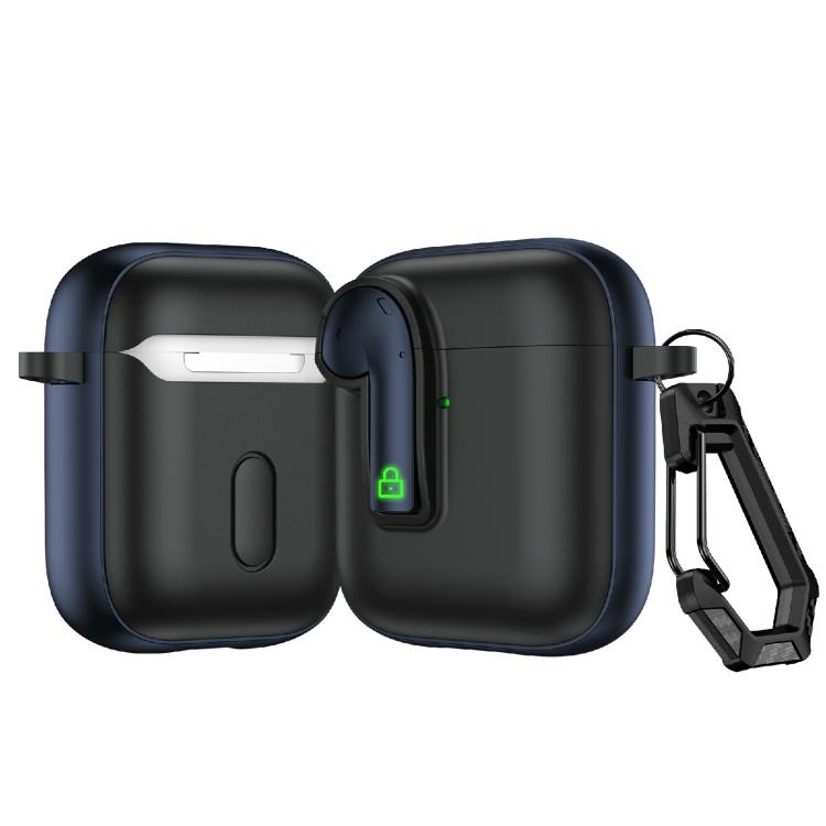 Custodia protettiva per auricolari con lucchetto colorato, For AirPods 2