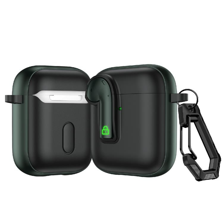 Custodia protettiva per auricolari con lucchetto colorato, For AirPods 2