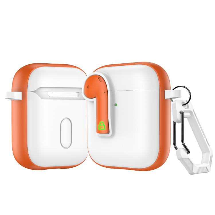Custodia protettiva per auricolari con lucchetto colorato, For AirPods 2