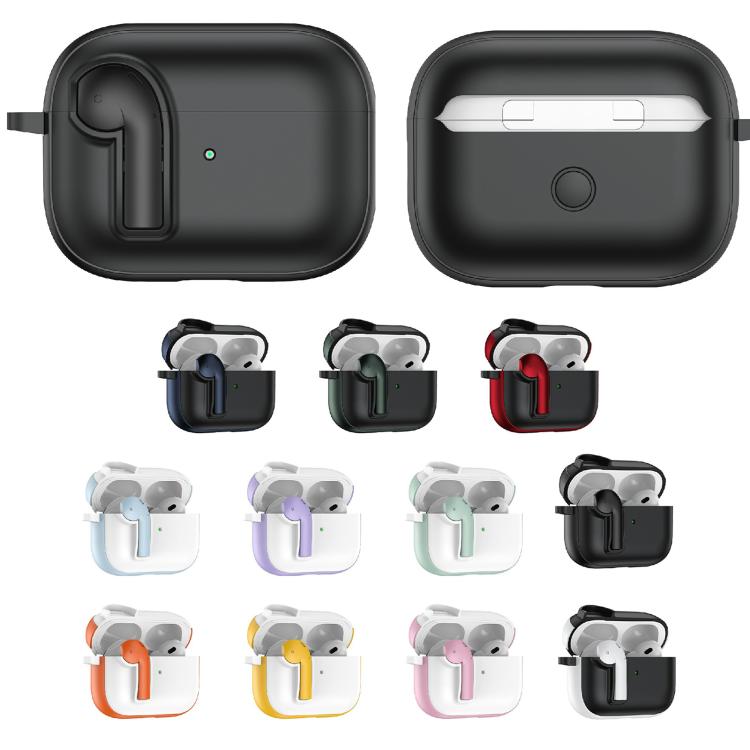 Custodia protettiva per auricolari con lucchetto colorato, For AirPods 2