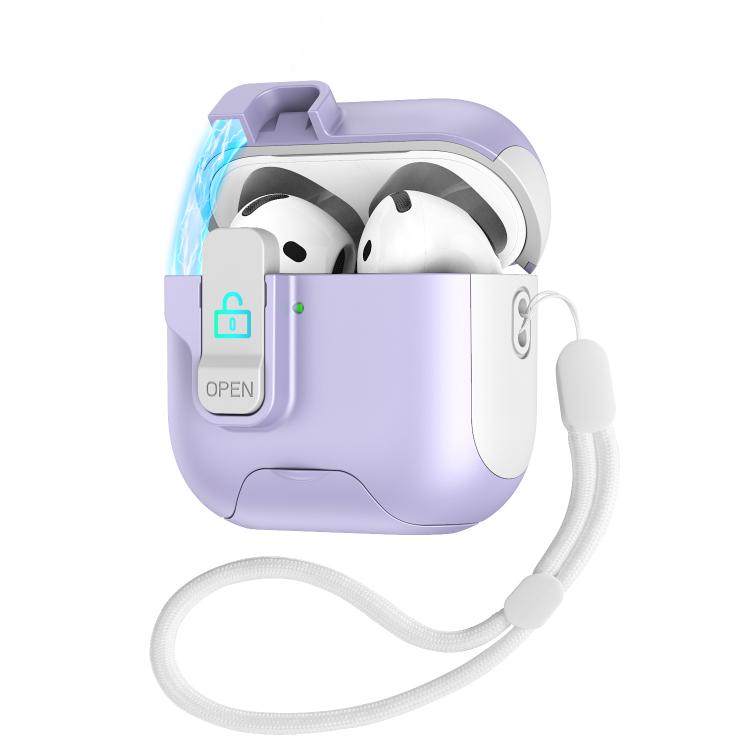 Custodia con Cover Pop-Up Automatica + Blocco per AirPods 4 / AirPods Pro 2