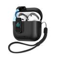 Custodia per auricolari con coperchio a scomparsa automatico e blocco di sicurezza., For AirPods Pro 3, For AirPods 4