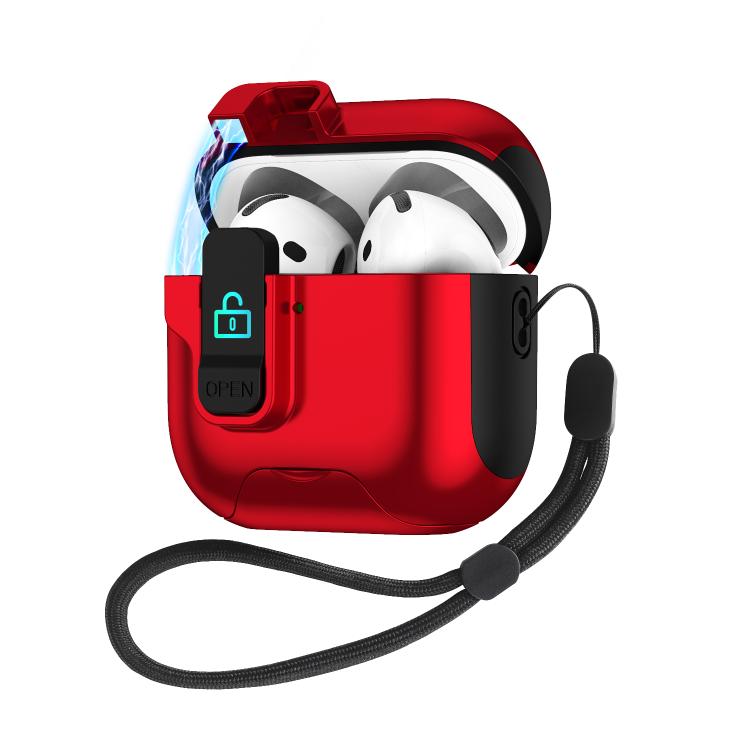Custodia con Cover Pop-Up Automatica + Blocco per AirPods 4 / AirPods Pro 2