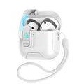 Custodia per auricolari con coperchio a scomparsa automatico e blocco di sicurezza., For AirPods Pro 3, For AirPods 4