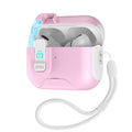 Custodia per auricolari con coperchio a scomparsa automatico e blocco di sicurezza., For AirPods Pro 2, For AirPods 3