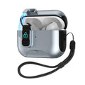 Custodia per auricolari con coperchio a scomparsa automatico e blocco di sicurezza., For AirPods Pro 3, For AirPods 4