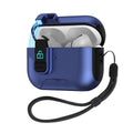 Custodia per auricolari con coperchio a scomparsa automatico e blocco di sicurezza., For AirPods Pro 3, For AirPods 4