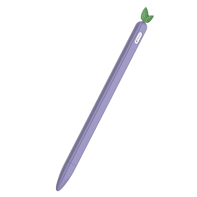 Cover protettiva antiscivolo in silicone a foglia di menta a colori a contrasto, For Apple Pencil 1, For Apple Pencil 2
