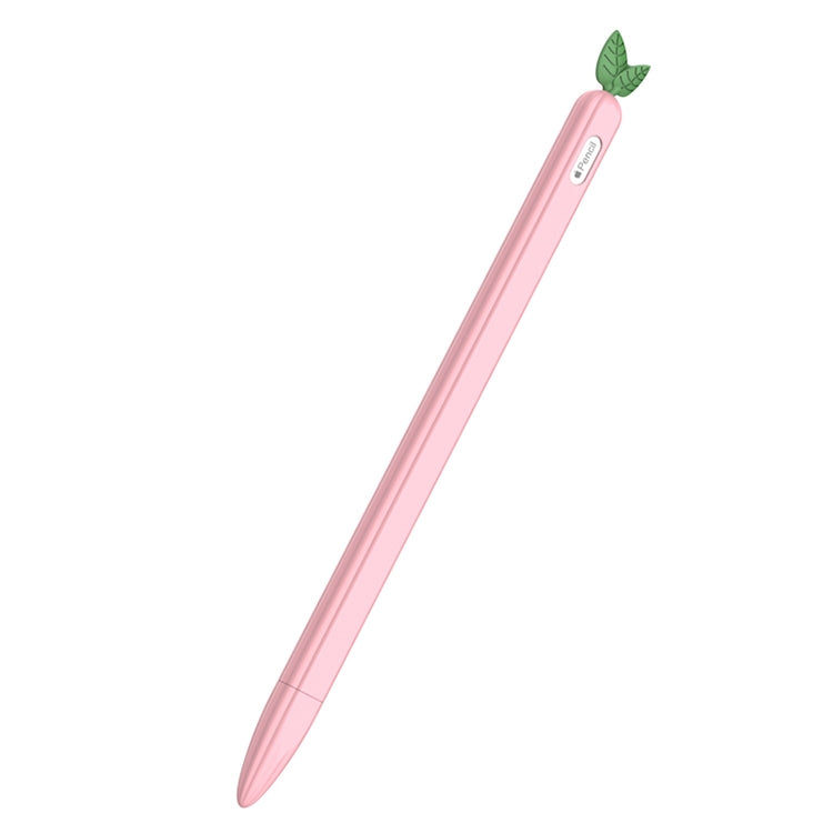 Cover protettiva antiscivolo in silicone a foglia di menta a colori a contrasto, For Apple Pencil 1, For Apple Pencil 2