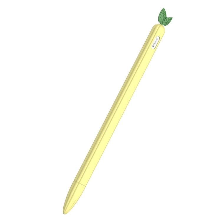Cover protettiva antiscivolo in silicone a foglia di menta a colori a contrasto, For Apple Pencil 1, For Apple Pencil 2