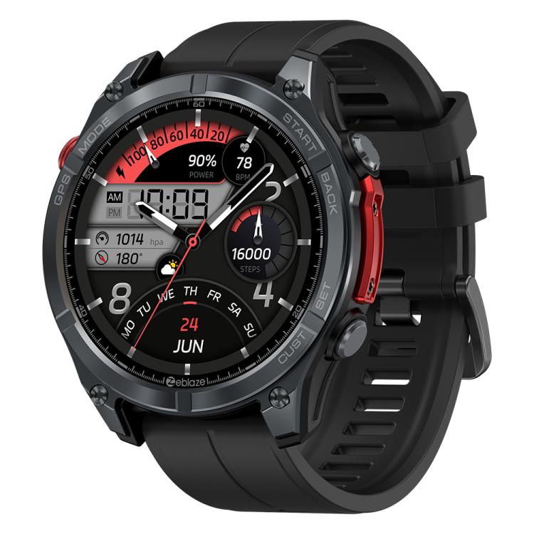 🧭 Zeblaze Stratos 4 – Smartwatch Rugged GPS da Esterno con Schermo AMOLED 1.43”