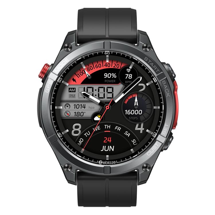🧭 Zeblaze Stratos 4 – Smartwatch Rugged GPS da Esterno con Schermo AMOLED 1.43”