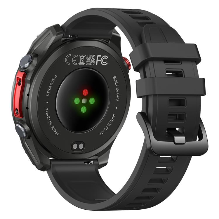 Zeblaze Stratos 4 Rugged Outdoor GPS Smart Watch 1.43 inch Screen 5 ATM & IP69K