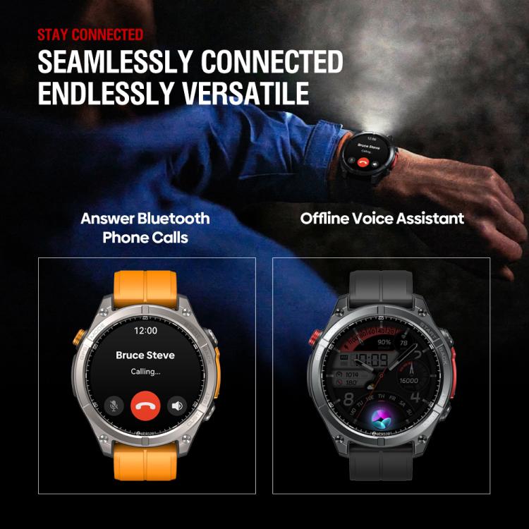 🧭 Zeblaze Stratos 4 – Smartwatch Rugged GPS da Esterno con Schermo AMOLED 1.43”