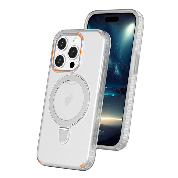 Colorful 2 in 1 MagSafe Ring Holder Phone Case, For iPhone 16, For iPhone 15 Pro Max, For iPhone 15 Pro, For iPhone 15 Plus