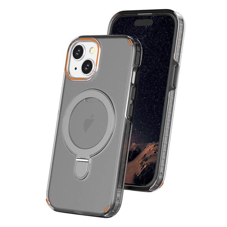 Colorful 2 in 1 MagSafe Ring Holder Phone Case, For iPhone 15