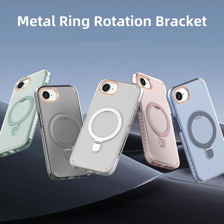 Colorful 2 in 1 MagSafe Ring Holder Phone Case, For iPhone 16e, For iPhone 16 Pro Max, For iPhone 16 Pro, For iPhone 16 Plus