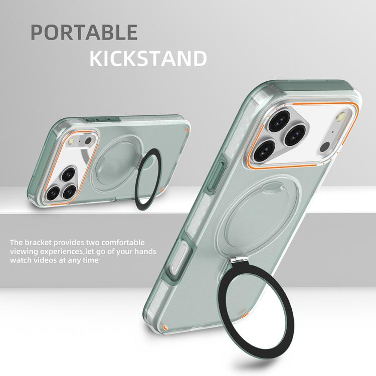 Colorful 2 in 1 MagSafe Ring Holder Phone Case, For iPhone 17 Pro Max, For iPhone 17 Pro, For iPhone 17, For iPhone Air