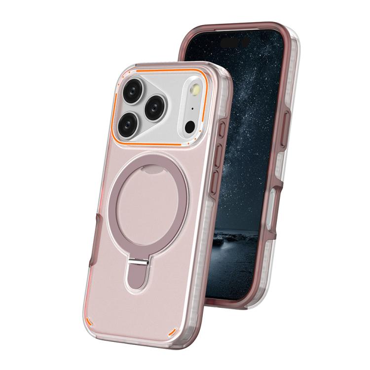 Colorful 2 in 1 MagSafe Ring Holder Phone Case, For iPhone 17 Pro Max, For iPhone 17 Pro, For iPhone 17, For iPhone Air