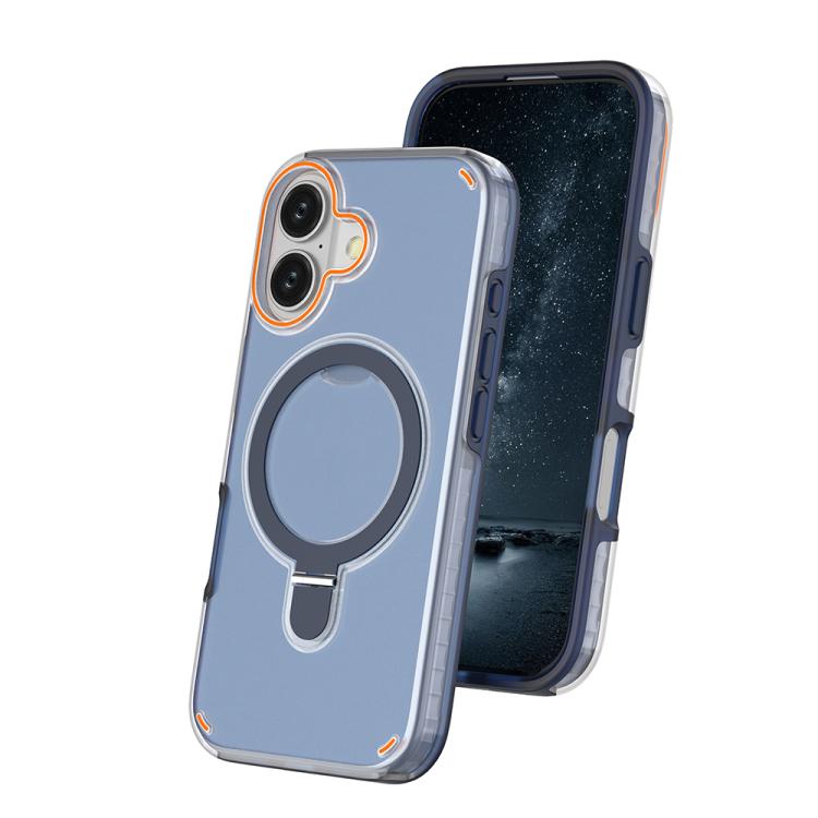 Colorful 2 in 1 MagSafe Ring Holder Phone Case, For iPhone 17 Pro Max, For iPhone 17 Pro, For iPhone 17, For iPhone Air