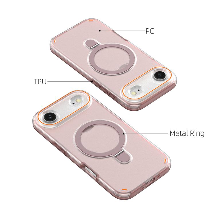 Custodia per telefono colorata 2 in 1 con anello MagSafe., For iPhone Air, For iPhone 16 Pro Max, For iPhone 16 Pro, For iPhone 16 Plus