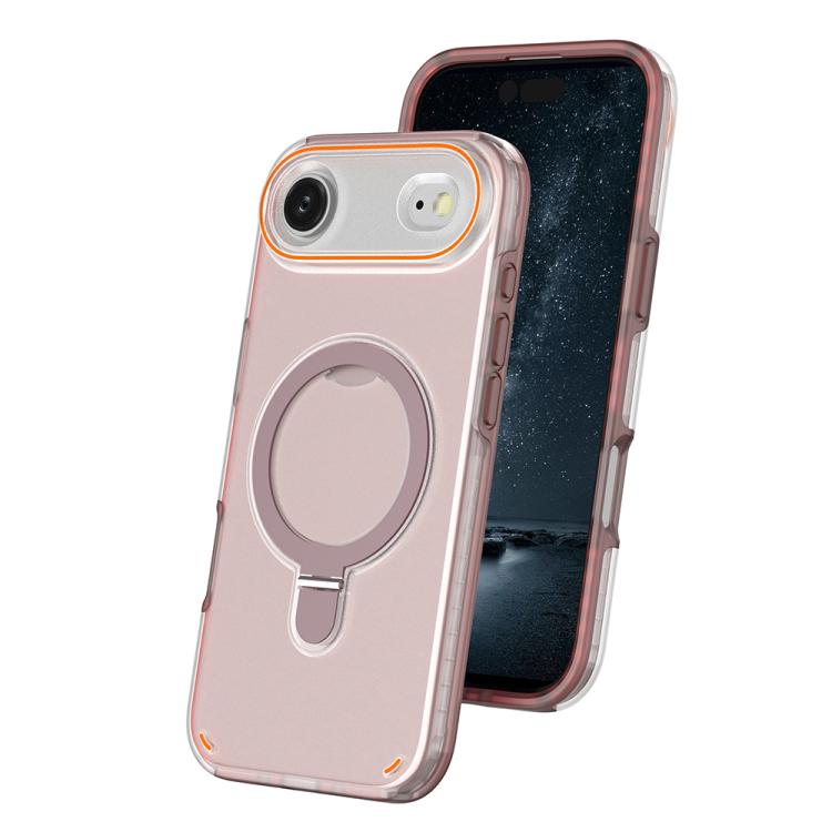 Colorful 2 in 1 MagSafe Ring Holder Phone Case, For iPhone 17 Pro Max, For iPhone 17 Pro, For iPhone 17, For iPhone Air