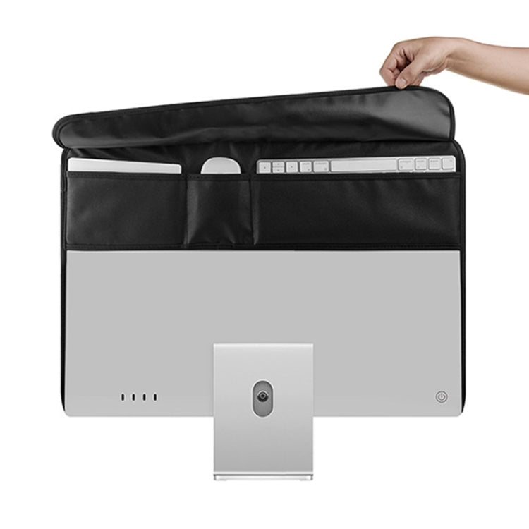 Per Apple iMac da 24 pollici, copertura antipolvere portatile, copertura per monitor LCD per computer Apple desktop con custodia, 24 inch (Black), 24 inch (Grey), 24 inch (Blue), 24 inch (Purple), 24 inch (Red)