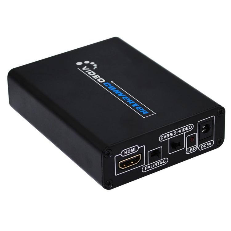 Convertitore da HDMI a composito / AV S-Video Adattatore convertitore video RCA CVBS/L/R, HDMI to AV + S-Video