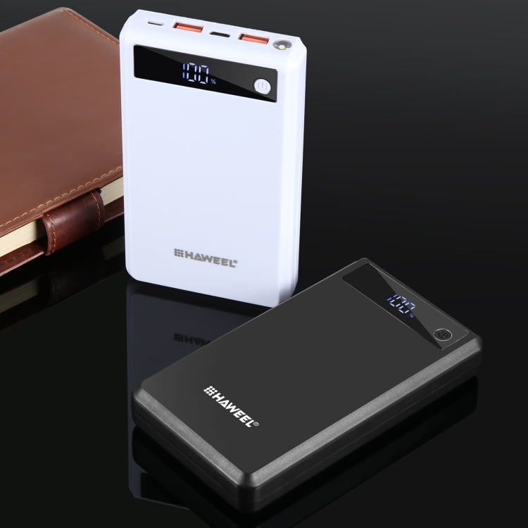 HAWEEL DIY 6 x 18650 Batteria 24W Custodia Power Bank a ricarica rapida con display, batteria non inclusa, 6 x 18650 Battery