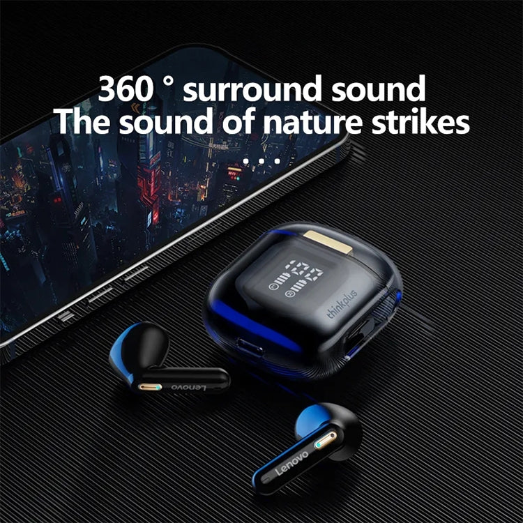 Auricolare Bluetooth wireless HiFi con display digitale LED Lenovo LP6 Pro Bluetooth 5.3, LP6 Pro