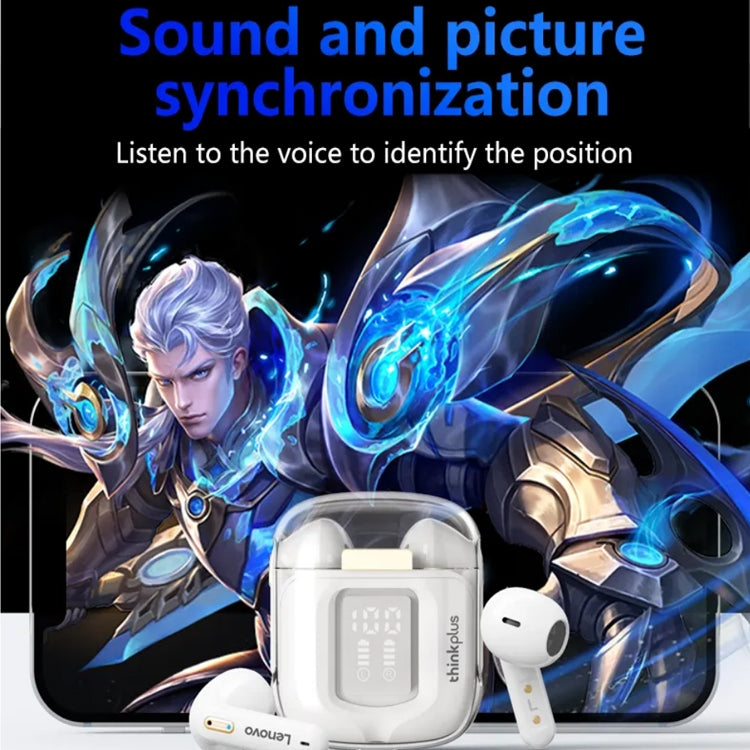 Auricolare Bluetooth wireless HiFi con display digitale LED Lenovo LP6 Pro Bluetooth 5.3, LP6 Pro