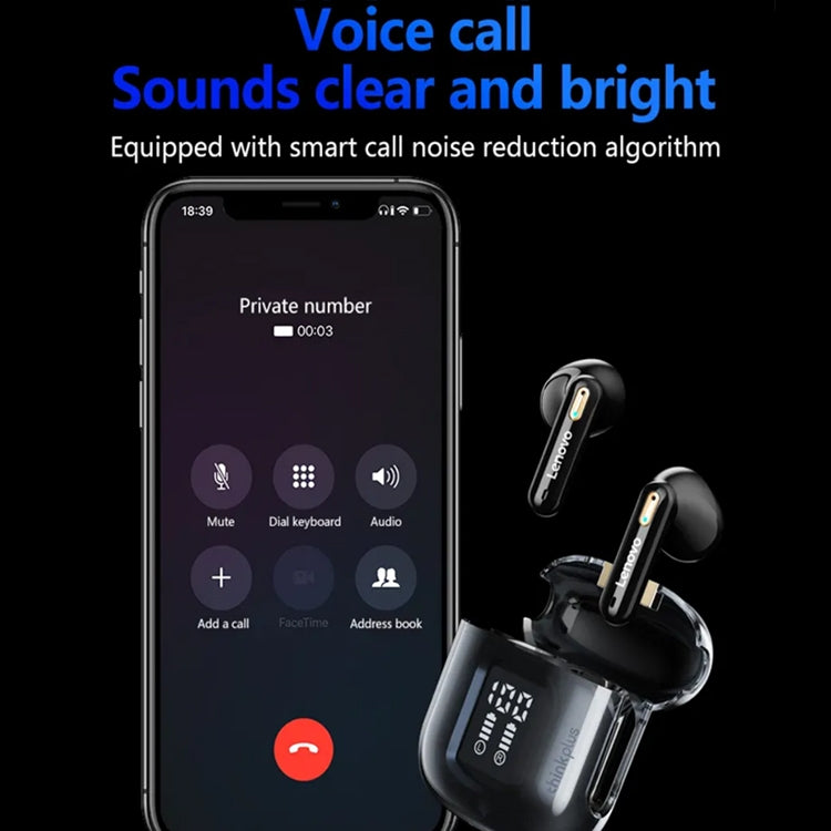 Auricolare Bluetooth wireless HiFi con display digitale LED Lenovo LP6 Pro Bluetooth 5.3, LP6 Pro