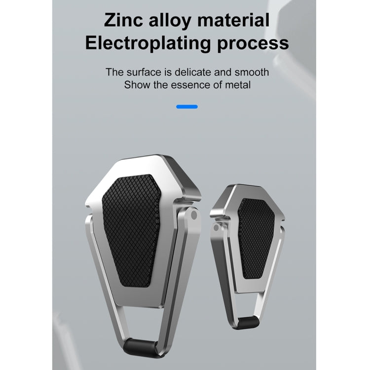 20 PZ R-JUST BJ01 Supporto pieghevole universale per laptop a forma di scudo adesivo, 20 PCS BJ01