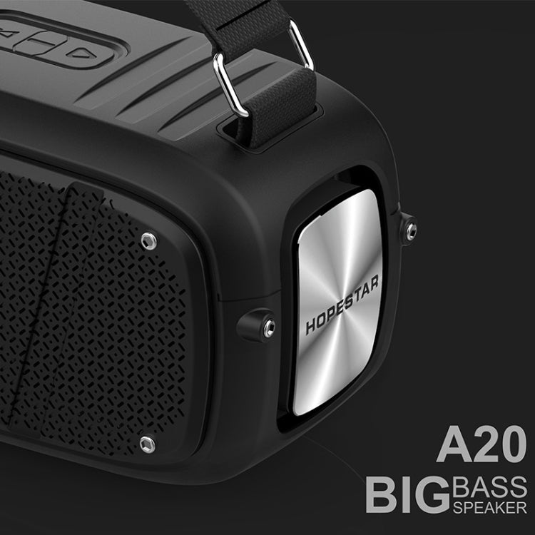 HOPESTAR A20 Pro TWS Altoparlante Bluetooth subwoofer impermeabile portatile da esterno con microfono, supporto Power Bank e chiamate in vivavoce, disco U e scheda TF e AUX da 3,5 mm, A20 Pro Black, A20 Pro Green, A20 Pro Blue, A20 Pro Red, A20 Pro Yellow