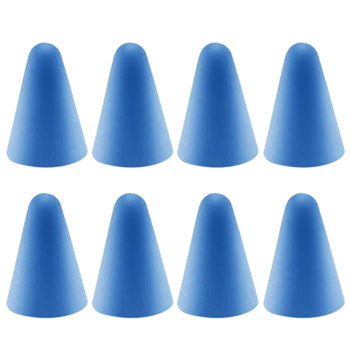 8 pezzi Copri pennino antiscivolo silenzioso resistente all'usura per Apple Pencil 1/2, Dark Blue, Mint Green, Transparent, White