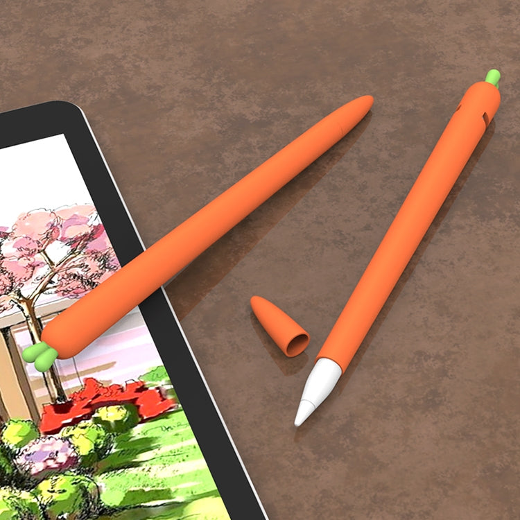 LOVE MEI per Apple Pencil 1 custodia protettiva in silicone per penna stilo a forma di carota, For Apple Pencil 1