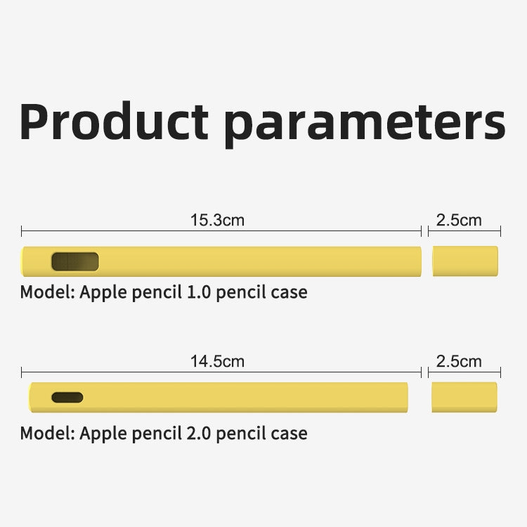LOVE MEI per Apple Pencil 1 custodia protettiva in silicone per penna stilo a forma di triangolo, For Apple Pencil 1