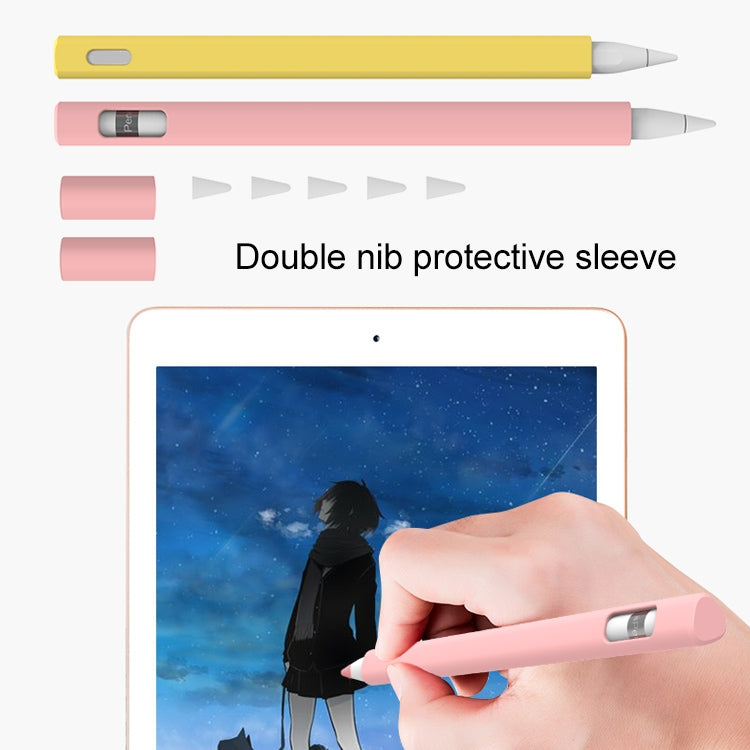 LOVE MEI per Apple Pencil 1 custodia protettiva in silicone per penna stilo a forma di triangolo, For Apple Pencil 1