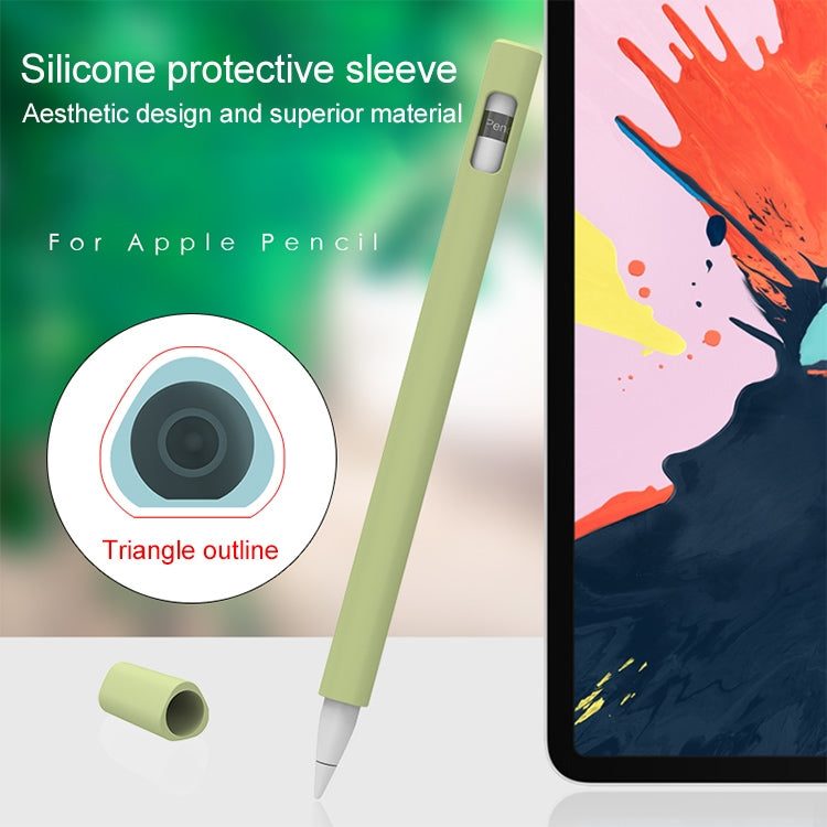 LOVE MEI per Apple Pencil 1 custodia protettiva in silicone per penna stilo a forma di triangolo, For Apple Pencil 1