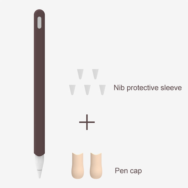 LOVE MEI per Apple Pencil 2 Stripe Design Stylus Pen Custodia protettiva in silicone, For Apple Pencil 2